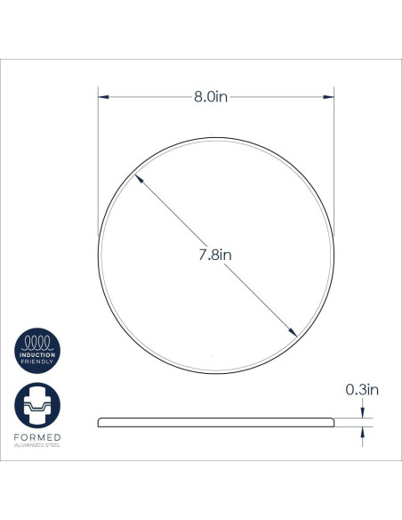 Placa Adaptadora de Calor Nordic Ware 20.32 cm Antiadherente