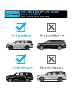 Forro de Carga Dattumar para Ford Expedition 2018-2025 7&8 Asientos 2