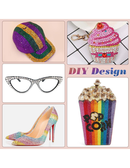 7000 Piedras de Resina Multicolor 2-5mm + 2 Pegamentos B7000