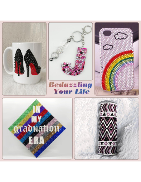 7000 Piedras de Resina Multicolor 2-5mm + 2 Pegamentos B7000