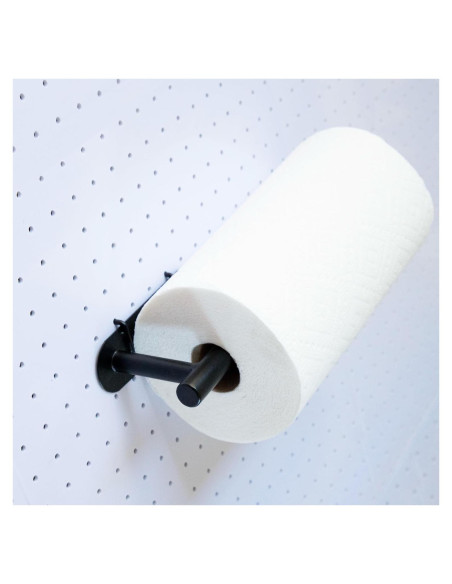 Soporte para Toallas de Papel MADD Tools, Metal Negro, 33x10cm