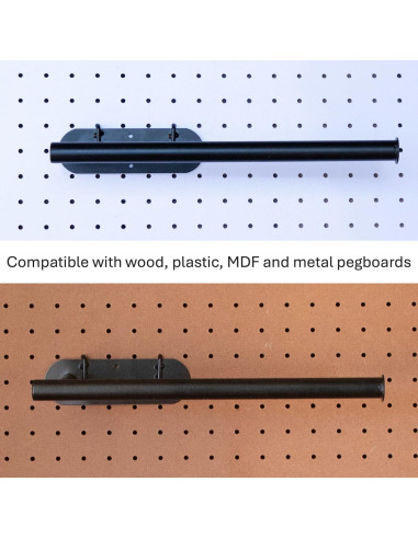 Soporte para Toallas de Papel MADD Tools, Metal Negro, 33x10cm