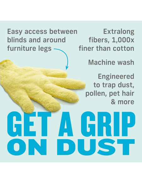 Guante de Limpieza E-Cloth Microfibra Amarillo 25.4x20.3cm