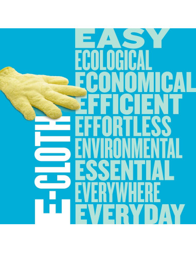 Guante de Limpieza E-Cloth Microfibra Amarillo 25.4x20.3cm