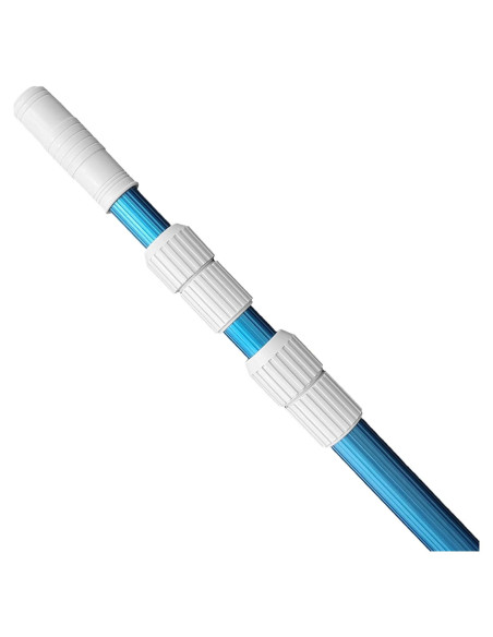 Palo Telescópico de Piscina POOLWHALE 3.66 m Aluminio Azul