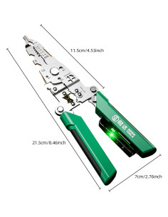 Destripador de Cables Plegable 18 en 1 SENDATOOLS Verde 2