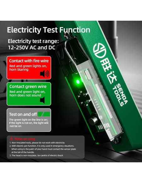 Destripador de Cables Plegable 18 en 1 SENDATOOLS Verde