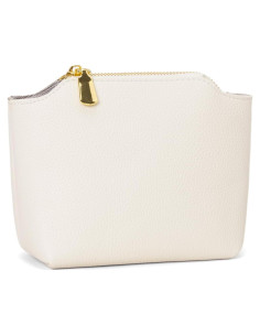 Monedero de Cuero PU VMEECARL Beige - Compacto y Unisex