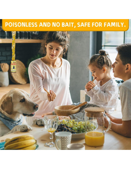 Paquete de 16 cintas adhesivas Pestoptek para atrapar moscas