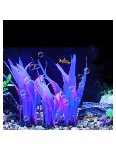 Juego de 3 Plantas de Acuario de Silicona REIRQIE - 18cm, 25cm, 43cm
