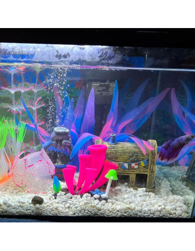 Juego de 3 Plantas de Acuario de Silicona REIRQIE - 18cm, 25cm, 43cm