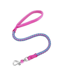 Correa Reflectante para Perros Mycicy 60 cm Nylon Resistente Rosa