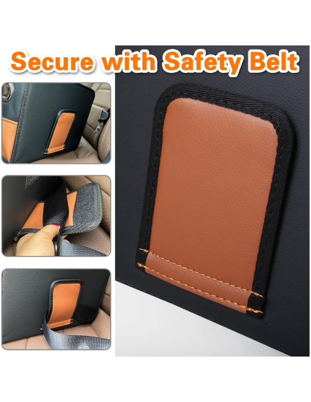 Organizador de Auto Noaman Negro - Almacenamiento Plegable 22L