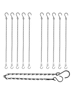 Cadena Colgante RIFNY 50 cm Negra para Plantas y Decoraciones