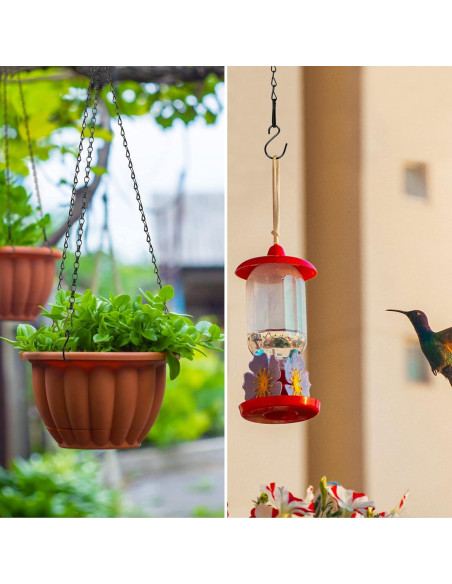 Cadena Colgante RIFNY 50 cm Negra para Plantas y Decoraciones