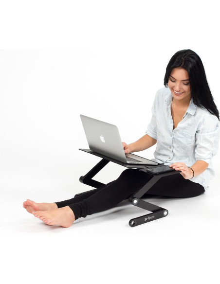 Escritorio Portátil Ajustable de Aluminio Oficina Ejecutiva