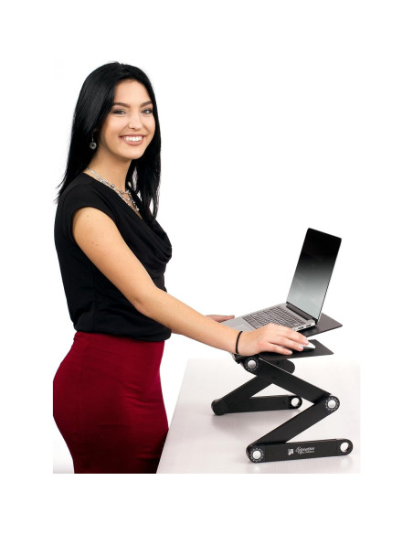 Escritorio Portátil Ajustable de Aluminio Oficina Ejecutiva