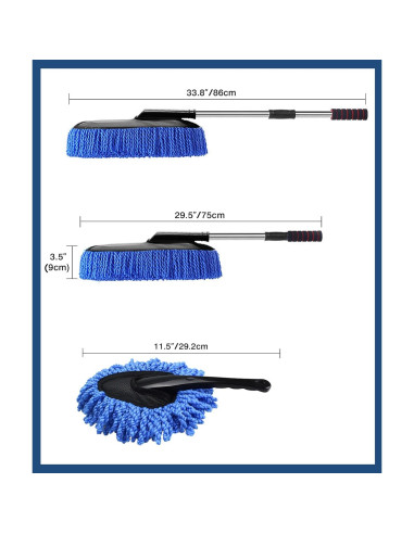 Kit de Limpieza de Auto 2 Piezas YeewayVeh Microfibra