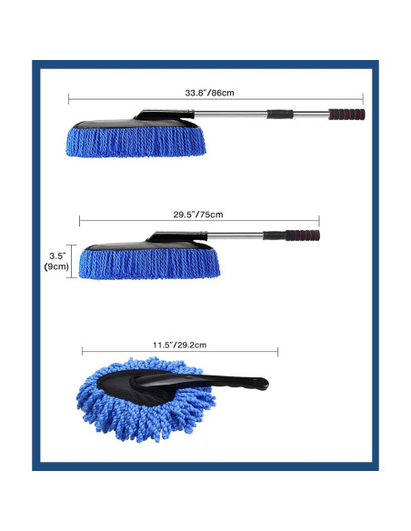 Kit de Limpieza de Auto 2 Piezas YeewayVeh Microfibra