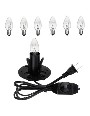 Cable de Reemplazo para Lámpara de Sal Venforze E12 5 pies