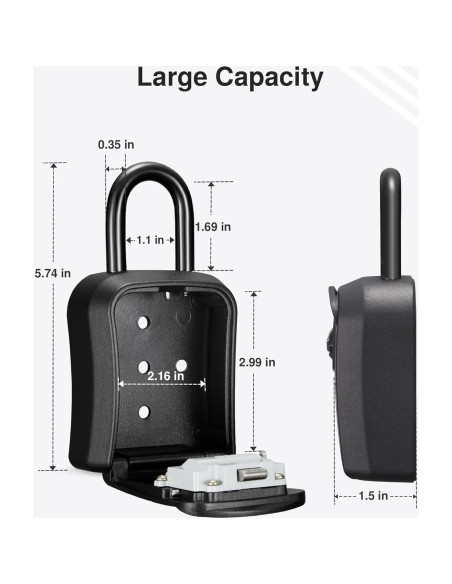 Caja de Seguridad para Llaves Puroma, Código Mecánico 4 Dígitos