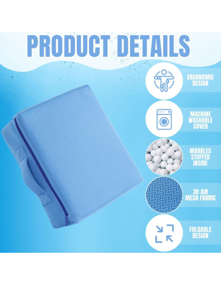 Asiento Elevador Plegable MABOZOO para Bañera Hidromasaje Azul