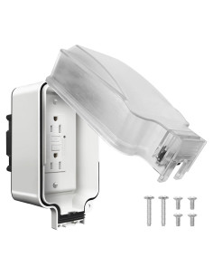 Caja de Salida Eléctrica Exterior GFCI 15A IP66 NEMA 5-15
