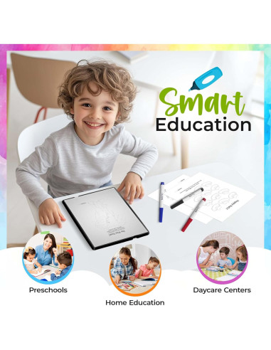 Tablero de Colorear y Dibujar HandMoto - Kit Educativo 3+