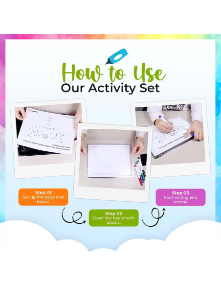 Tablero de Colorear y Dibujar HandMoto - Kit Educativo 3+