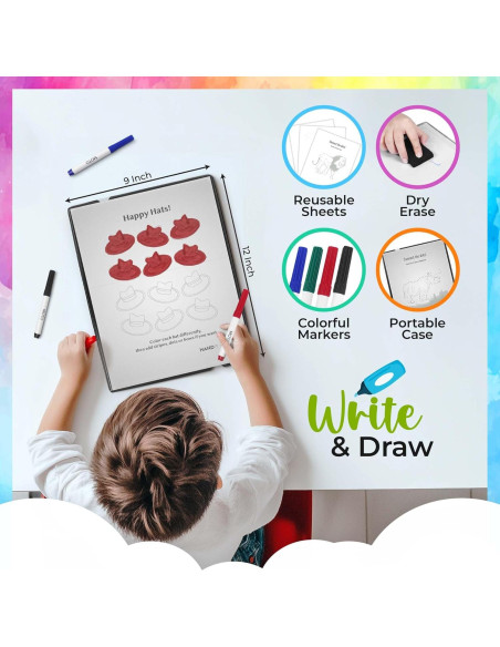 Tablero de Colorear y Dibujar HandMoto - Kit Educativo 3+
