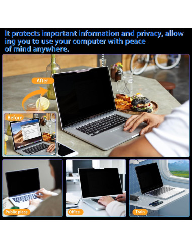 Filtro de Pantalla de Privacidad Magnético 12.5" VanHooc