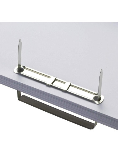 Sujetadores de papel Officemate 2" Plateado, Caja de 50