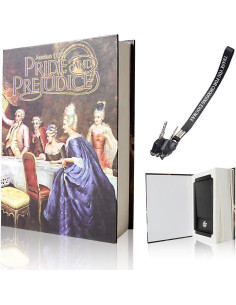 Caja Fuerte de Libro EIOUMAX con Cerradura de Llave Antirrobo 2