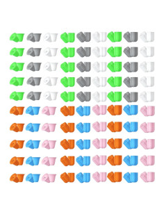 Soportes de Pendientes de Silicona Menglisi 216 Piezas Anti-Pinchazo