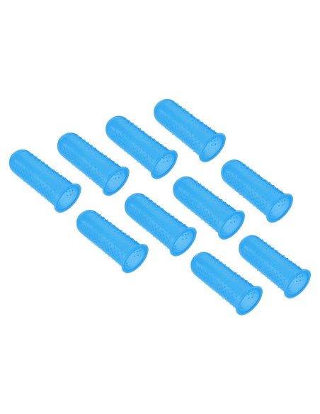 Protectores de Dedos de Silicona PATIKIL - Paquete de 10 Azul