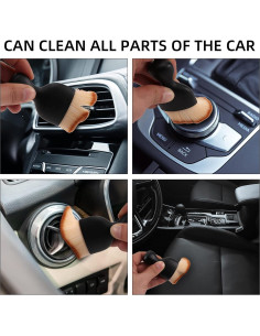 2 Cepillos de Detalle Zienlay para Interior de Auto - Sin Rayones 2