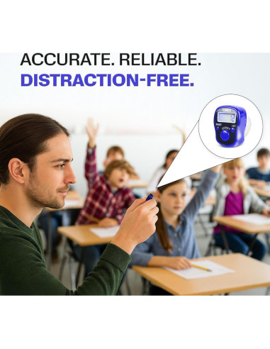 Contador CINCY Clicker LED Multicolor Preciso y Silencioso