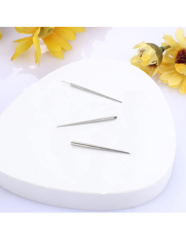 Kit de Perforación de Cuerpo Besteel 3 Pcs Acero Quirúrgico 14G 16G 18G