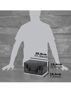 Caja de Almacenamiento para Tarjetas HEWEI WORKS Negra 240 Piezas 2