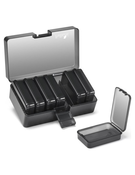 Estuche Organizador de Medicamentos Fullicon Negro 7 Días