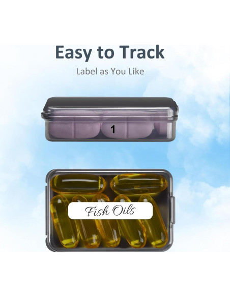 Estuche Organizador de Medicamentos Fullicon Negro 7 Días