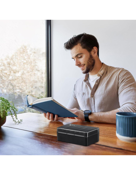 Estuche Organizador de Medicamentos Fullicon Negro 7 Días