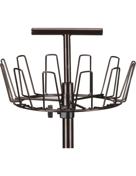 Estante para zapatos giratorio Esenciales para el hogar 4 niveles bronce