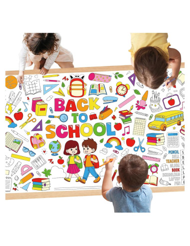 Póster Gigante para Colorear TAKEALLOKO 78.74 x 180.34 cm