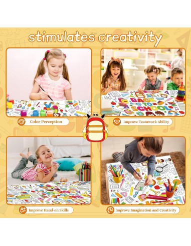 Póster Gigante para Colorear TAKEALLOKO 78.74 x 180.34 cm