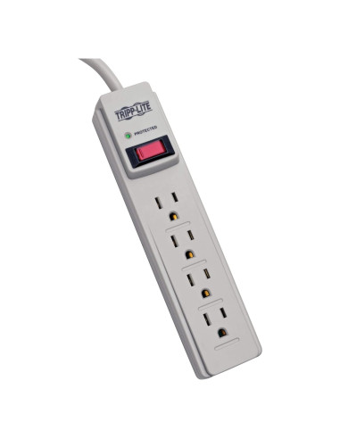 Protector Sobretensiones Tripp Lite TLP404 4 Salidas 450 Julios