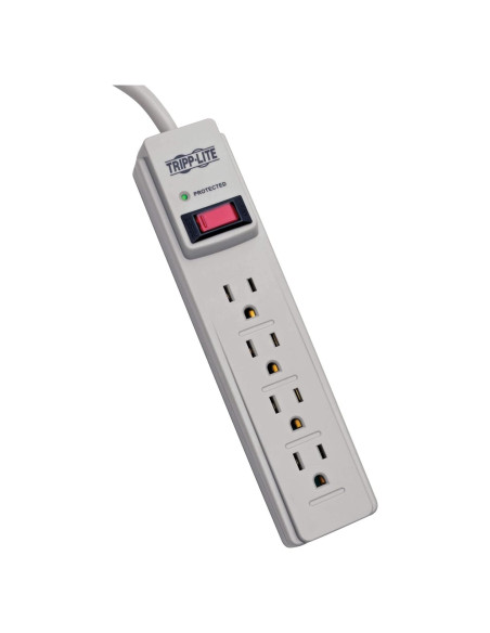 Protector Sobretensiones Tripp Lite TLP404 4 Salidas 450 Julios