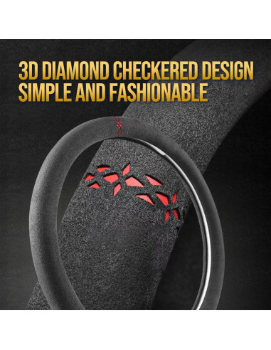 Cubierta de volante de cuero Carodi T-201 para Tesla Model 3/Y