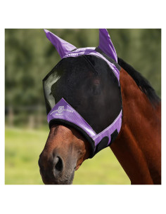 Máscara de Moscas para Caballo Harrison Howard UV Lavanda S