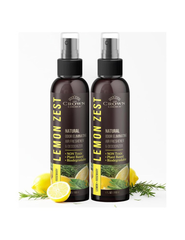 Spray Ambientador Natural The Crown Choice 2PK Ralladura de Limón 226.8g